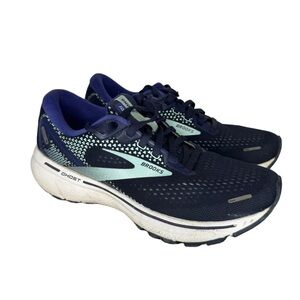 Brooks Ghost 14 Running Shoes Blue Green Women's Size 6.5